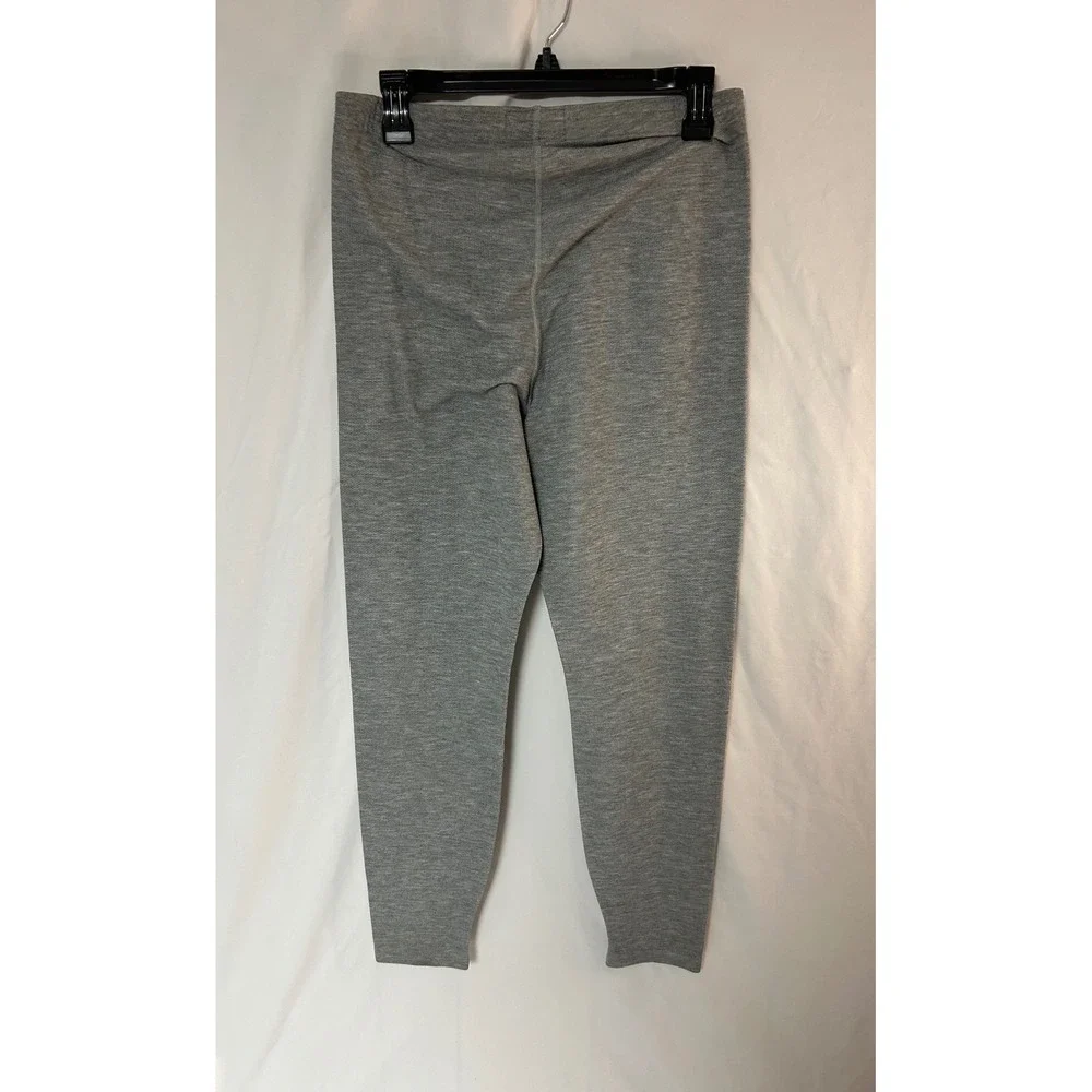 Eddie Bauer EBTEK Mens Small Thermal Base Layer Pants Gray Leggings Vtg Made USA
